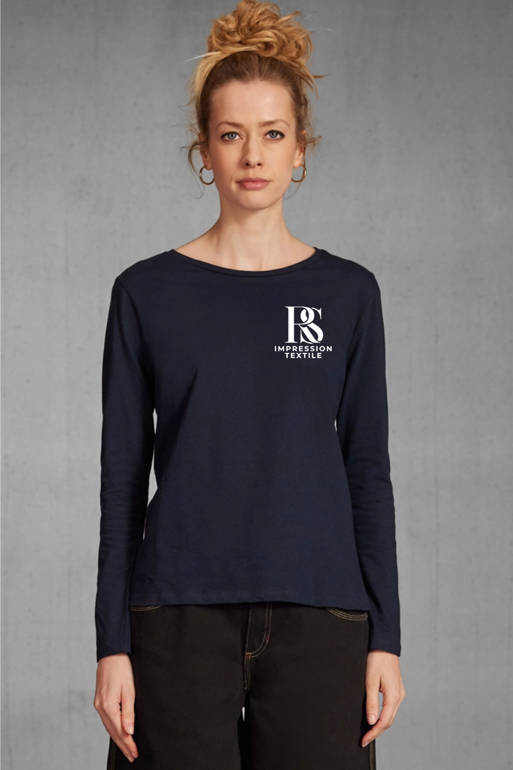 T-shirt Femme Manches Longues Personnalisable | RS Impression