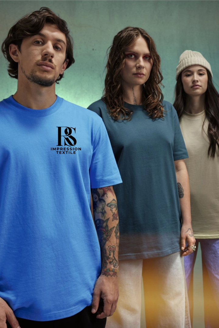 T-shirt Épais Unisexe 100% Coton Personnalisable | RS Impression