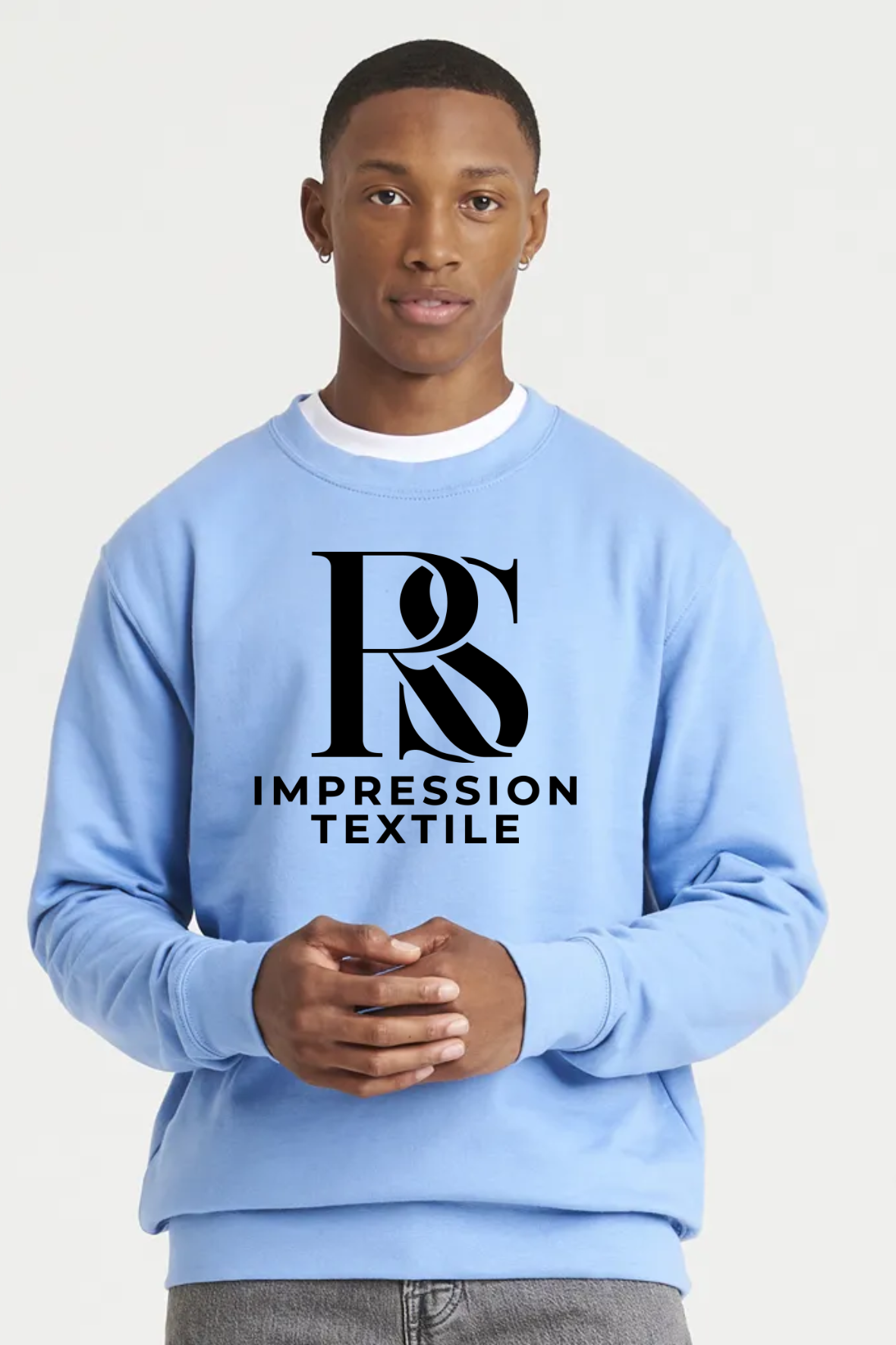 Pull Col Rond Unisexe Personnalisable | RS Impression
