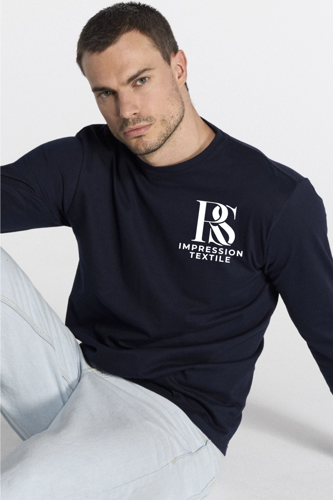 T-shirt Manches Longues Homme Personnalisable | RS Impression