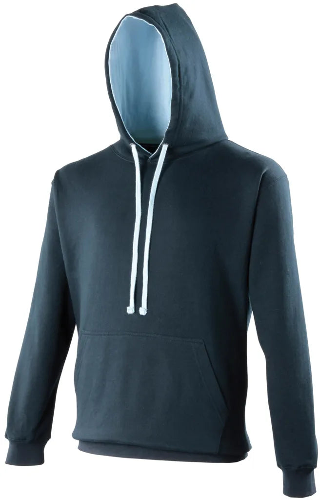 Sweat a capuche unisexe personnalisable - 2 tons